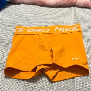 Nike Bright Orange Athletic Shorts